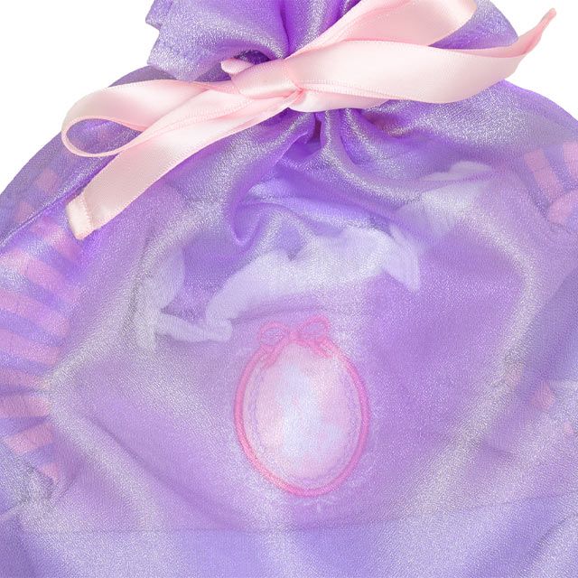 【ベビードール】ラプンツェル チュニック＆ブルマ 2点セット 0324B / 70-80cm ベビー服 ベビーサイズ 赤ちゃん 出産祝い 贈り物 プレゼント プリンセス ドレス コスチューム 袖なし オーガンジー巾着付き