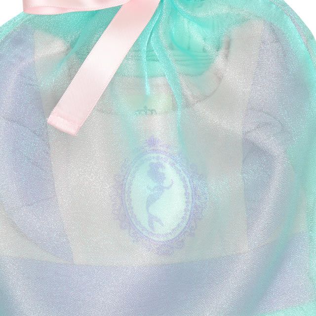 【ベビードール】アリエル チュニック＆ブルマ 2点セット 0324B / 70-80cm ベビー服 ベビーサイズ 赤ちゃん 出産祝い 贈り物 プレゼント プリンセス ドレス コスチューム 袖なし オーガンジー巾着付き