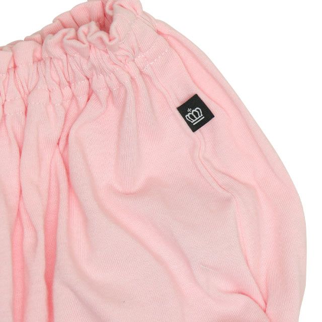 【ベビードール】アリエル チュニック＆ブルマ 2点セット 0324B / 70-80cm ベビー服 ベビーサイズ 赤ちゃん 出産祝い 贈り物 プレゼント プリンセス ドレス コスチューム 袖なし オーガンジー巾着付き