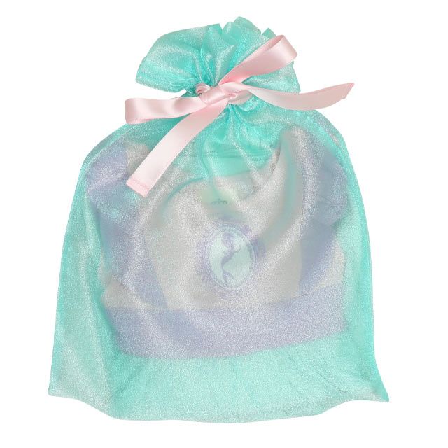 【ベビードール】アリエル チュニック＆ブルマ 2点セット 0324B / 70-80cm ベビー服 ベビーサイズ 赤ちゃん 出産祝い 贈り物 プレゼント プリンセス ドレス コスチューム 袖なし オーガンジー巾着付き