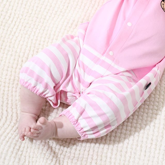 【ベビードール】ミニー マリン半袖2WAYオール 0327B / 50-70cm ベビーサイズ 赤ちゃん 出産祝い 贈り物 プレゼント ベビー服 ドレスオール カバーオール 襟付き