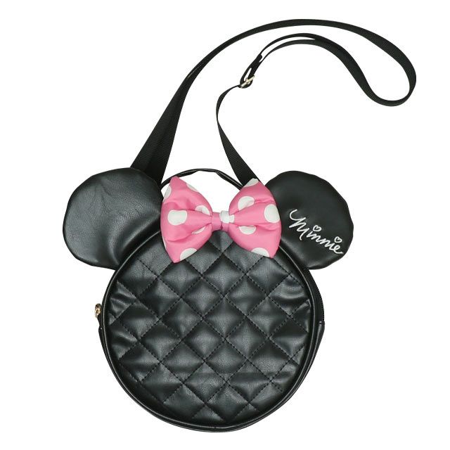 【ベビードール】ミニー キルティングショルダーバッグ 0328 / キッズ 子ども服 雑貨 鞄 カバン かばん ファッションアクセサリー 小物入れ ポーチ 斜めかけ ハンドバッグ 長さ調整可 取り外し可