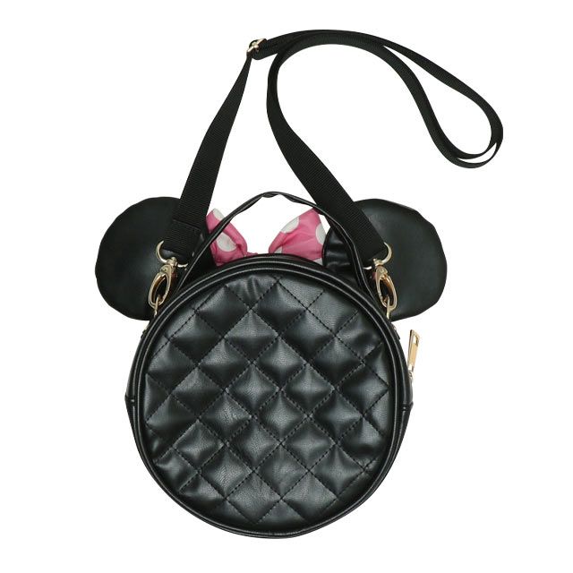 【ベビードール】ミニー キルティングショルダーバッグ 0328 / キッズ 子ども服 雑貨 鞄 カバン かばん ファッションアクセサリー 小物入れ ポーチ 斜めかけ ハンドバッグ 長さ調整可 取り外し可