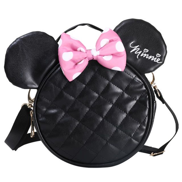 【ベビードール】ミニー キルティングショルダーバッグ 0328 / キッズ 子ども服 雑貨 鞄 カバン かばん ファッションアクセサリー 小物入れ ポーチ 斜めかけ ハンドバッグ 長さ調整可 取り外し可