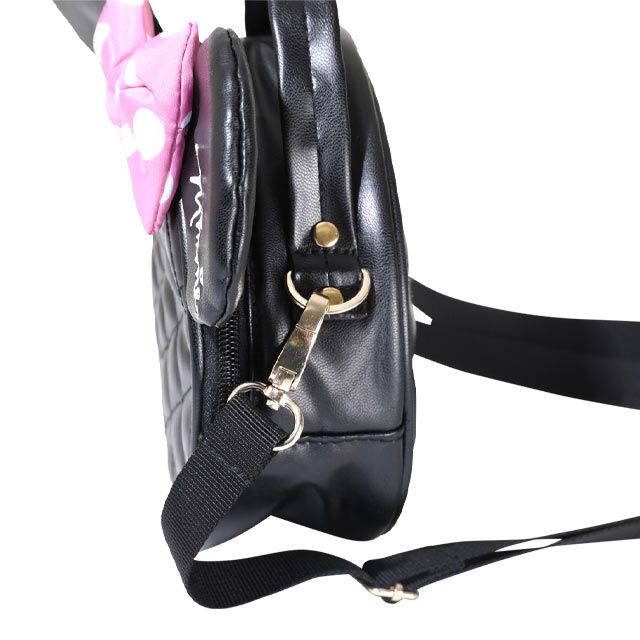 【ベビードール】ミニー キルティングショルダーバッグ 0328 / キッズ 子ども服 雑貨 鞄 カバン かばん ファッションアクセサリー 小物入れ ポーチ 斜めかけ ハンドバッグ 長さ調整可 取り外し可