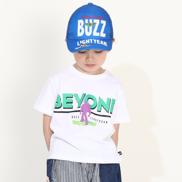 【ベビードール】バズ メッシュキャップ 0397 / トイストーリー 頭回り52-54cm キッズ ぼうし 帽子 サイズ調節可能（ホック） 日よけ 熱中症対策 UV対策