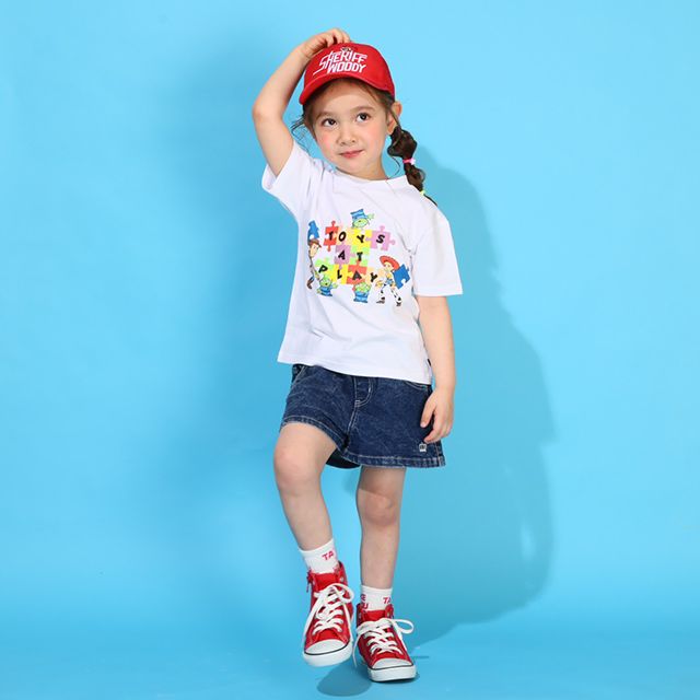 【ベビードール】ウッディ メッシュキャップ 0397 / トイストーリー 頭回り52-54cm キッズ ぼうし 帽子 サイズ調節可能（ホック） 日よけ 熱中症対策 UV対策