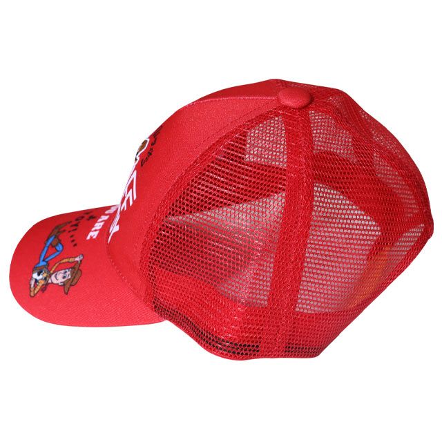 【ベビードール】ウッディ メッシュキャップ 0397 / トイストーリー 頭回り52-54cm キッズ ぼうし 帽子 サイズ調節可能（ホック） 日よけ 熱中症対策 UV対策