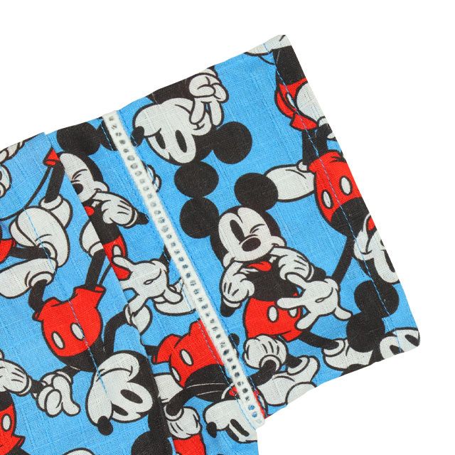 【ベビードール】ミッキー 浴衣ロンパース 0430B / 70-80cm ベビーサイズ 赤ちゃん 出産祝い 贈り物 プレゼント ベビー服 つなぎ 半袖 リンクコーデ ペアルック