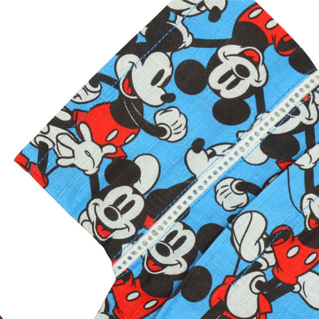 【ベビードール】ミッキー 浴衣ロンパース 0430B / 70-80cm ベビーサイズ 赤ちゃん 出産祝い 贈り物 プレゼント ベビー服 つなぎ 半袖 リンクコーデ ペアルック