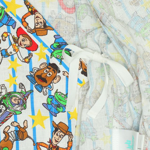 【ベビードール】トイ・ストーリー 浴衣ロンパース 0433B / 70-80cm ベビーサイズ 赤ちゃん 出産祝い 贈り物 プレゼント ベビー服 つなぎ 半袖 リンクコーデ ペアルック