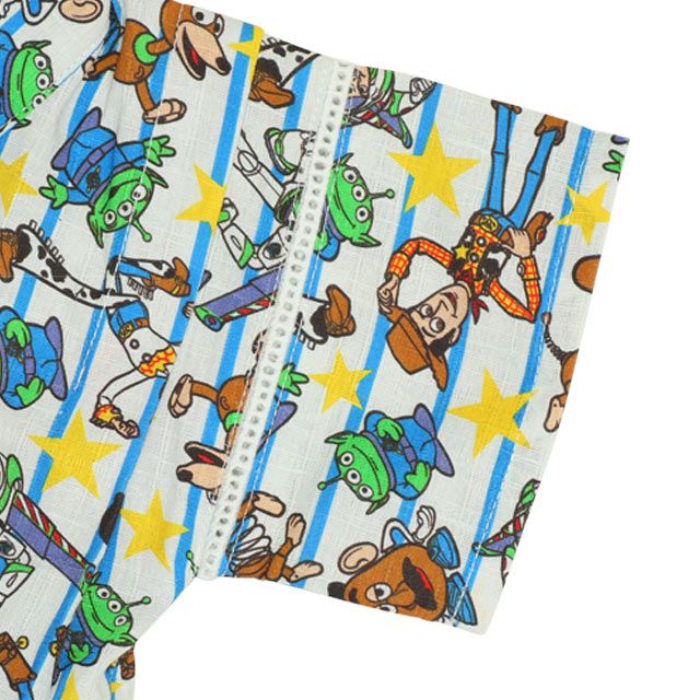 【ベビードール】トイ・ストーリー 浴衣ロンパース 0433B / 70-80cm ベビーサイズ 赤ちゃん 出産祝い 贈り物 プレゼント ベビー服 つなぎ 半袖 リンクコーデ ペアルック