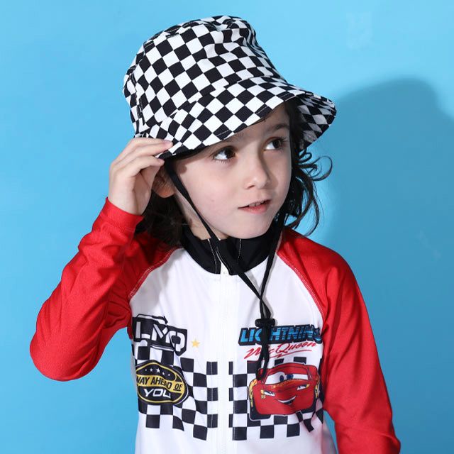 【ベビードール】カーズ UV速乾ハット 0441 / 頭回り52-54cm ぼうし 帽子 紐付き（コードストッパー付き/取り外し可） 日よけ UVカット 熱中症対策 UV対策 セットアップアイテム