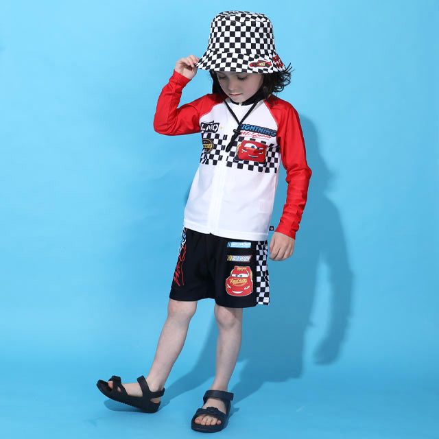 【ベビードール】カーズ UV速乾ハット 0441 / 頭回り52-54cm ぼうし 帽子 紐付き（コードストッパー付き/取り外し可） 日よけ UVカット 熱中症対策 UV対策 セットアップアイテム