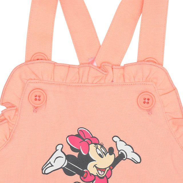 【ベビードール】ミニー ギフトBOX付き 3点ギフトセット 0636B 【DY】 / 70-80cm ベビーサイズ 赤ちゃん 出産祝い 贈り物 プレゼント ベビー服 長袖 ボディスーツ サロペット 帽子 ベビーハット トータルコーディネート 綿100%