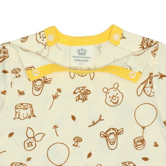 【ベビードール】ミニー ギフトBOX付き 3点ギフトセット 0636B 【DY】 / 70-80cm ベビーサイズ 赤ちゃん 出産祝い 贈り物 プレゼント ベビー服 長袖 ボディスーツ サロペット 帽子 ベビーハット トータルコーディネート 綿100%