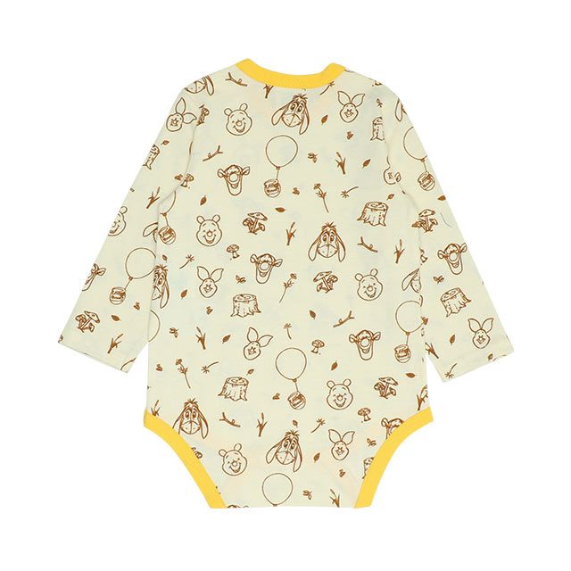 【ベビードール】プー ギフトBOX付き 3点ギフトセット 0636B 【DY】 / 70-80cm ベビーサイズ 赤ちゃん 出産祝い 贈り物 プレゼント ベビー服 長袖 ボディスーツ サロペット 帽子 ベビーハット トータルコーディネート 綿100%