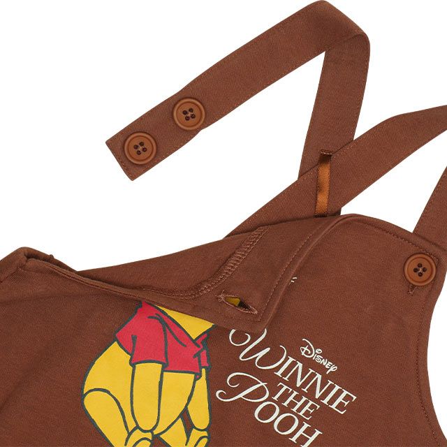 【ベビードール】プー ギフトBOX付き 3点ギフトセット 0636B 【DY】 / 70-80cm ベビーサイズ 赤ちゃん 出産祝い 贈り物 プレゼント ベビー服 長袖 ボディスーツ サロペット 帽子 ベビーハット トータルコーディネート 綿100%