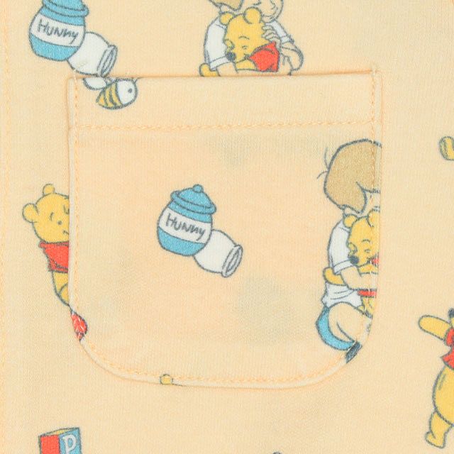 【ベビードール】ミッキー ドナルド 総柄2WAYオール 0637B / 50-70cm ベビーサイズ 赤ちゃん 出産祝い 贈り物 プレゼント ベビー服 つなぎ 長袖 ドレスオール カバーオール 綿100％