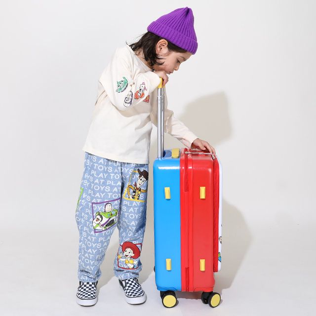 【ベビードール】ミッキー キャリーケース 0638 / 容量36L 機内持ち込みサイズ 旅行 かばん スーツケース ロック機能あり 360度回転キャスター 3段式ハンドルバー