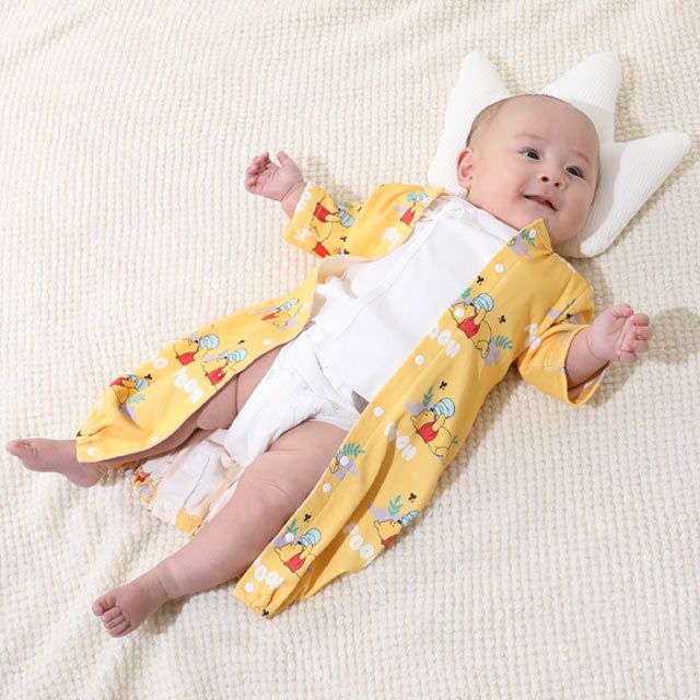 【ベビードール】ミッキー 肌着ドッキング2WAYオール 0714B / 50-70cm ベビーサイズ 赤ちゃん 出産祝い 贈り物 プレゼント ベビー服 つなぎ ドレスオール カバーオール 時短 楽ちん 綿100％