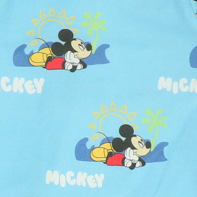 【ベビードール】ミッキー 肌着ドッキング2WAYオール 0714B / 50-70cm ベビーサイズ 赤ちゃん 出産祝い 贈り物 プレゼント ベビー服 つなぎ ドレスオール カバーオール 時短 楽ちん 綿100％