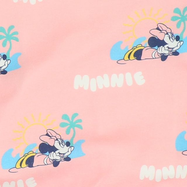 【ベビードール】ミニー 肌着ドッキング2WAYオール 0714B / 50-70cm ベビーサイズ 赤ちゃん 出産祝い 贈り物 プレゼント ベビー服 つなぎ ドレスオール カバーオール 時短 楽ちん 綿100％