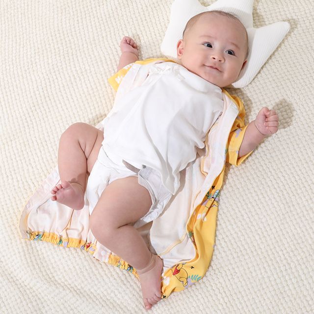 【ベビードール】プー 肌着ドッキング2WAYオール 0714B / 50-70cm ベビーサイズ 赤ちゃん 出産祝い 贈り物 プレゼント ベビー服 つなぎ ドレスオール カバーオール 時短 楽ちん 綿100％