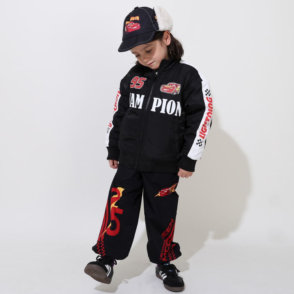 【ベビードール】カーズ フライトキャップ 0810 / 頭回り52-54cm キッズ ぼうし 帽子 キャップ サイズ調節可能（バックル） ふわふわ もこもこ ボア 耳あて付き 防寒