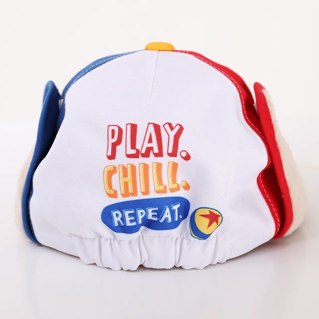 【ベビードール】トイ・ストーリー フライトキャップ 0825 / 頭回り52-54cm キッズ ぼうし 帽子 キャップ サイズ調節可能（ゴム入り） ふわふわ ボア 防寒