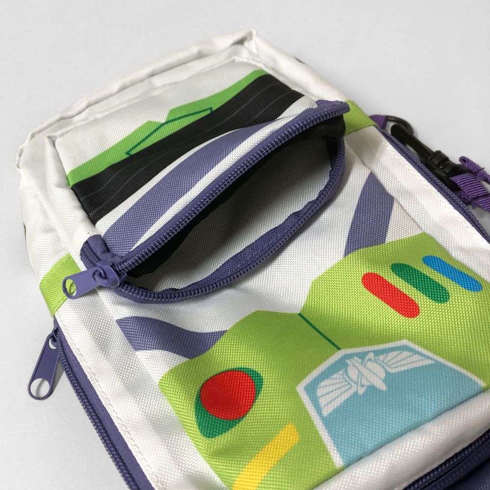 【ベビードール】バズライトイヤー ボディバッグ 0833 / キッズ 雑貨 カバン 鞄 斜め掛け ショルダーバッグ ショルダーベルト（長さ調整可/反射ワッペン付き/左右付け替え可）