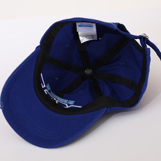 【ベビードール】モンスターズ・ユニバーシティ 刺繍ワッペンキャップ 0900 / 頭回り52-54cm キッズ ぼうし 帽子 サイズ調節可能（バックル） ダメージ加工 日よけ 熱中症対策 UV対策
