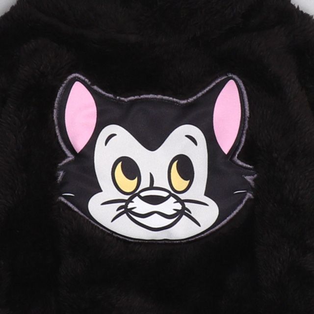 【ベビードール】フィガロ なりきるぽってりボアロンパース 0911B / 70-80cm ベビーサイズ 赤ちゃん 出産祝い 贈り物 プレゼント ベビー服 長袖 つなぎ 立体モチーフ もこもこ ボア 防寒 なりきれる 仮装 コスプレ