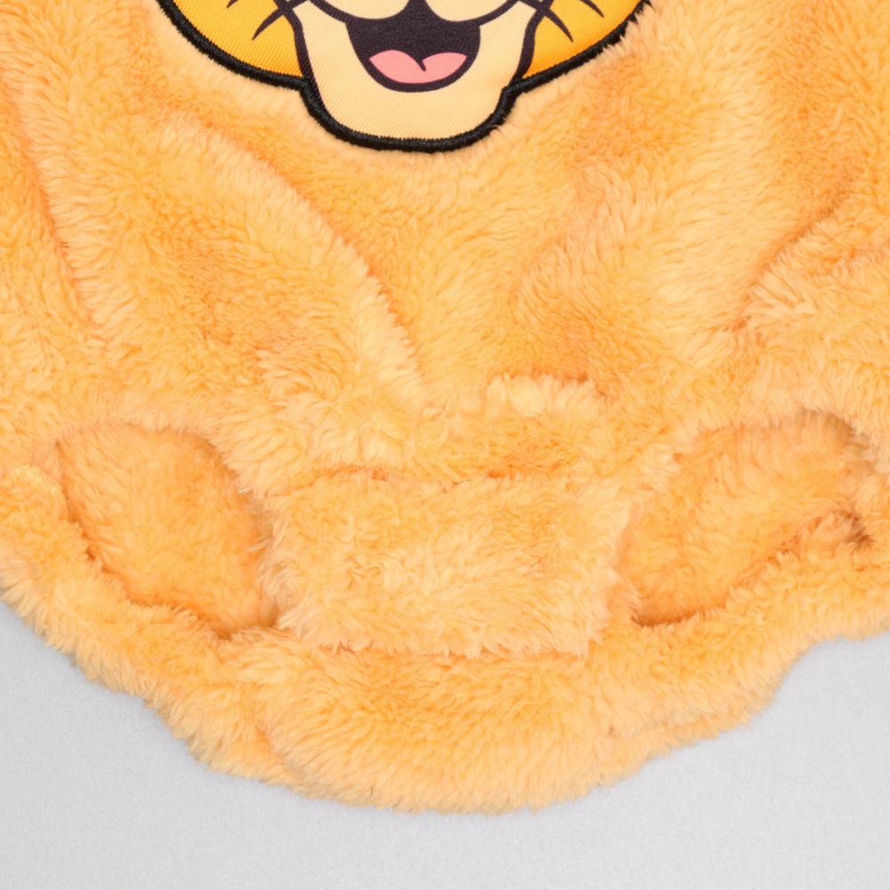 【ベビードール】シンバ なりきるぽってりボアロンパース 0911B / 70-80cm ベビーサイズ 赤ちゃん 出産祝い 贈り物 プレゼント ベビー服 長袖 つなぎ 立体モチーフ もこもこ ボア 防寒 なりきれる 仮装 コスプレ