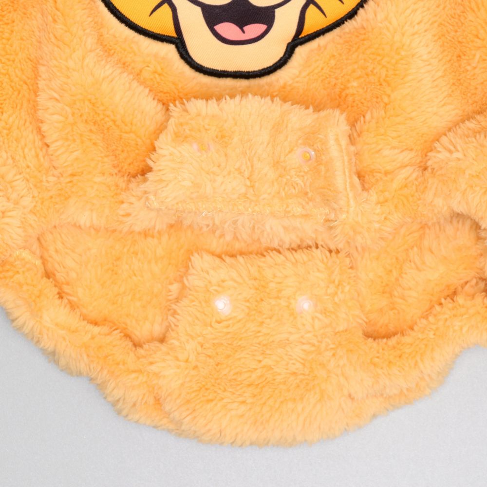 【ベビードール】シンバ なりきるぽってりボアロンパース 0911B / 70-80cm ベビーサイズ 赤ちゃん 出産祝い 贈り物 プレゼント ベビー服 長袖 つなぎ 立体モチーフ もこもこ ボア 防寒 なりきれる 仮装 コスプレ