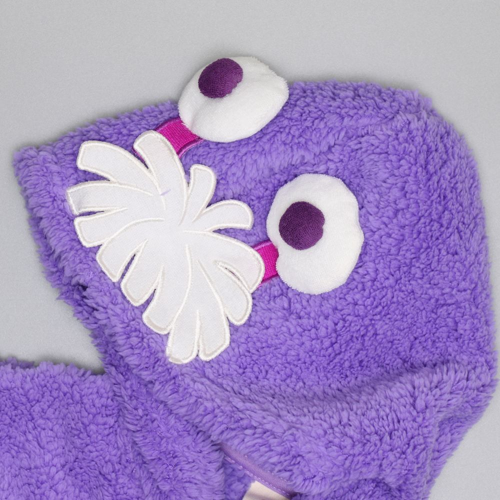 【ベビードール】ブー なりきるボアロンパース 0913B / 70-80cm ベビーサイズ 赤ちゃん 出産祝い 贈り物 プレゼント ベビー服 つなぎ もこもこ ふわふわ ボア 立体モチーフ なりきれる 仮装 コスプレ