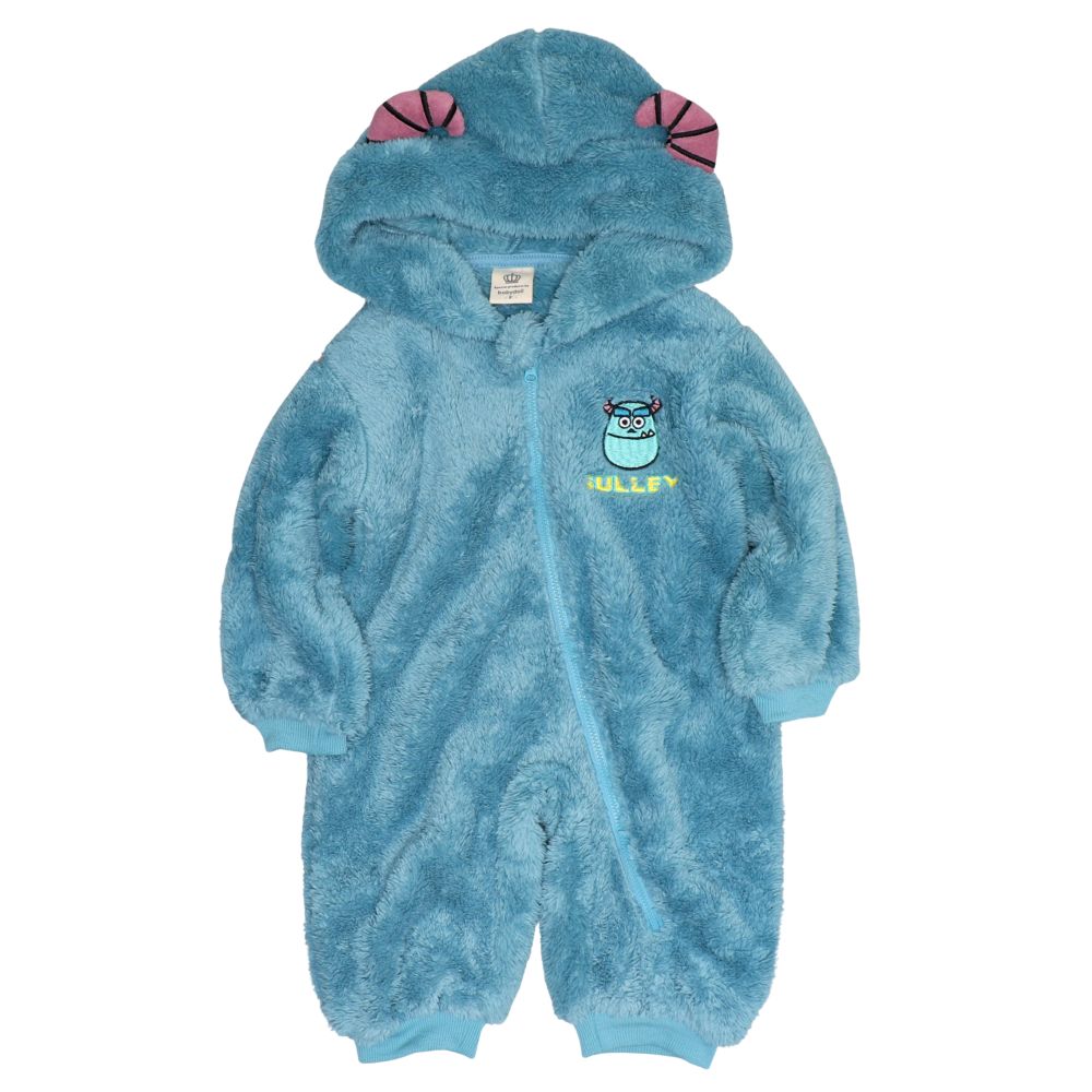 【ベビードール】サリー なりきるボアロンパース 0913B / 70-80cm ベビーサイズ 赤ちゃん 出産祝い 贈り物 プレゼント ベビー服 つなぎ もこもこ ふわふわ ボア 立体モチーフ なりきれる 仮装 コスプレ