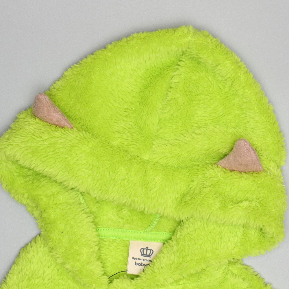 【ベビードール】マイク なりきるボアロンパース 0913B / 70-80cm ベビーサイズ 赤ちゃん 出産祝い 贈り物 プレゼント ベビー服 つなぎ もこもこ ふわふわ ボア 立体モチーフ なりきれる 仮装 コスプレ