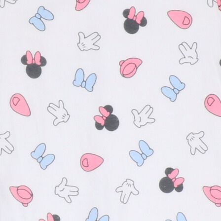 【ベビードール】ミニー 肌着付き2WAYオール 1210B / 50-70cm ベビーサイズ 赤ちゃん 出産祝い 贈り物 プレゼント ベビー服 ベビー肌着 つなぎ ドレスオール カバーオール 時短 楽ちん 綿100％