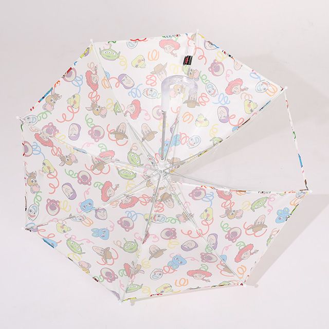 【ベビードール】トイストーリー キャラクター 傘 1213 (ワンタッチジャンプ式) / 全長50cm キッズ 雑貨 子ども傘 雨具 レイングッズ 羽織り 撥水 透明窓付き ジャンプ傘 雨の日