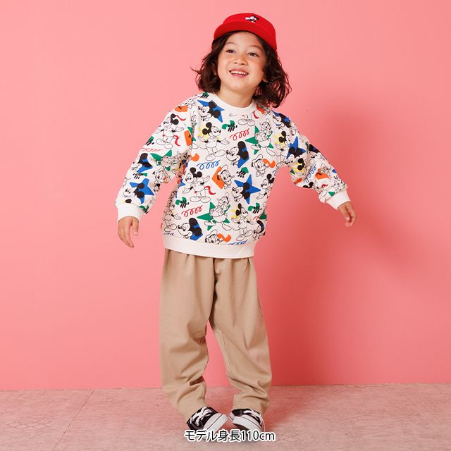 【ベビードール】ミッキー カラーキャップ 1249 / 頭回り:52-54cm キッズ ぼうし 帽子 キャップ CAP ファッション小物 雑貨 日よけ サイズ調整機能有り