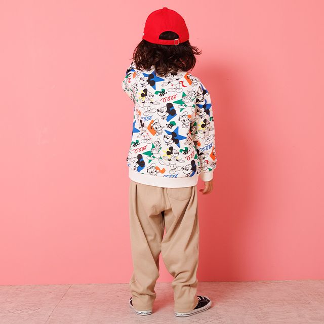 【ベビードール】ミッキー カラーキャップ 1249 / 頭回り:52-54cm キッズ ぼうし 帽子 キャップ CAP ファッション小物 雑貨 日よけ サイズ調整機能有り