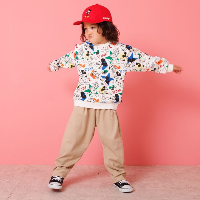 【ベビードール】ミッキー カラーキャップ 1249 / 頭回り:52-54cm キッズ ぼうし 帽子 キャップ CAP ファッション小物 雑貨 日よけ サイズ調整機能有り