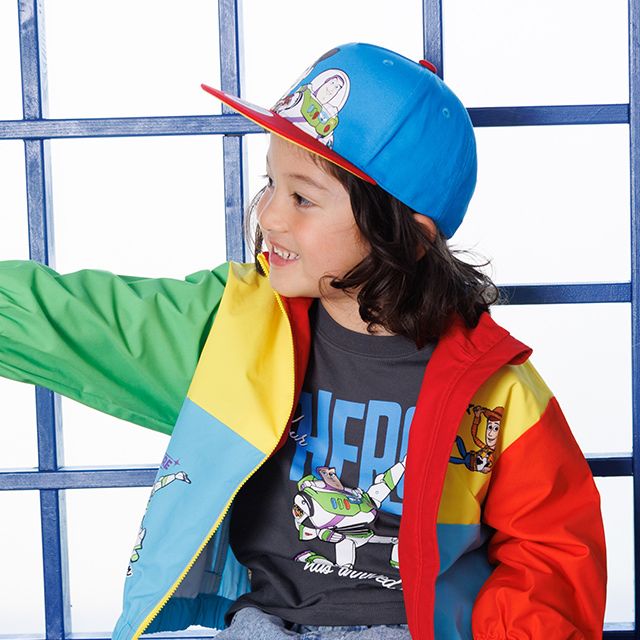 【ベビードール】トイストーリー キャップ 1270 / 頭回り:52-54cm キッズ ファッションアクセサリー 雑貨 帽子 ぼうし CAP 日差し対策 お出かけ レジャー 日除け 通気性 目立つ 派手 ファッション小物 サイズ調整機能有り