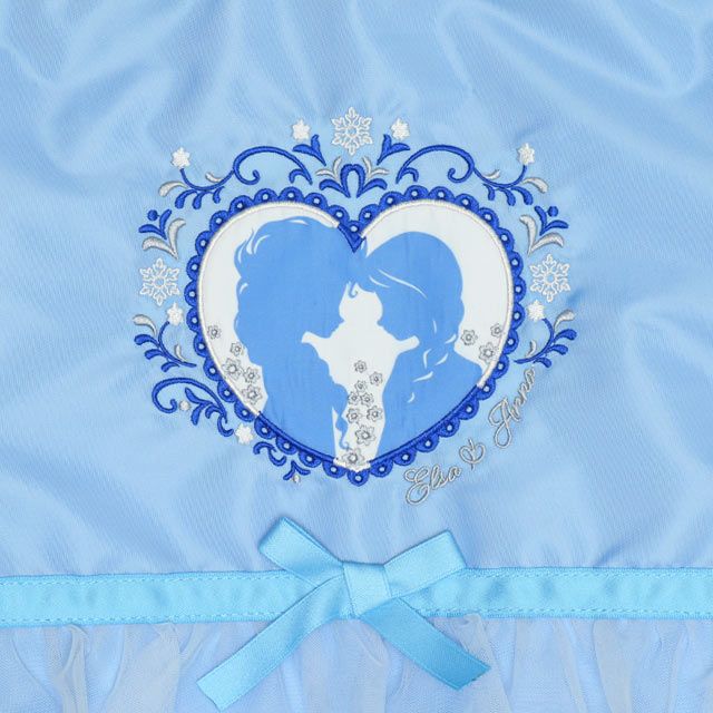 【ベビードール】アナ エルサ プリンセス / フリルナップサック 1326 / キッズ 雑貨 バッグ 鞄 かばん 巾着 リュック ナイロンバッグ ガーリー フリル レース ハート