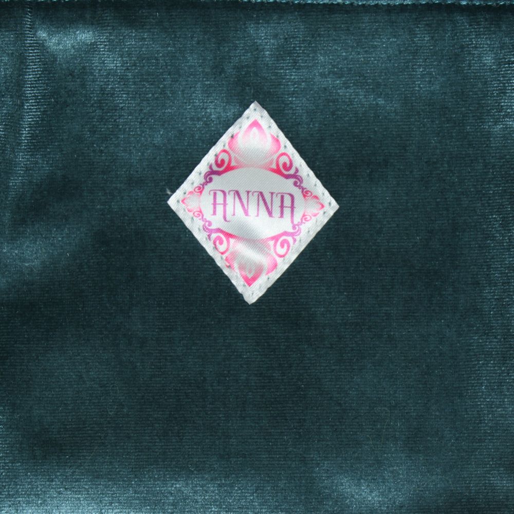 【ベビードール】アナ なりきるポシェット 1475 / キッズ 雑貨 鞄 カバン かばん 小物入れ プリンセスグッズ お姫様 フリフリ ガールズコーデ ガーリー 戴冠式 ベロア 面ファスナー ショルダー紐 長さ調整可