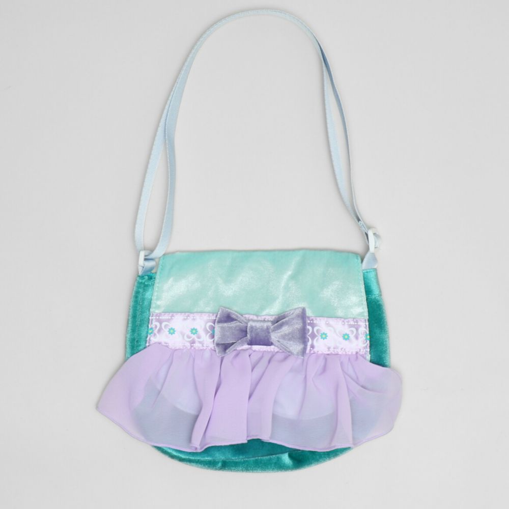 【ベビードール】ジャスミン なりきるポシェット 1475 / キッズ 雑貨 鞄 カバン かばん 小物入れ プリンセスグッズ お姫様 フリフリ リボン ガールズコーデ ガーリー ベロア 面ファスナー ショルダー紐 長さ調整可 立体モチーフ