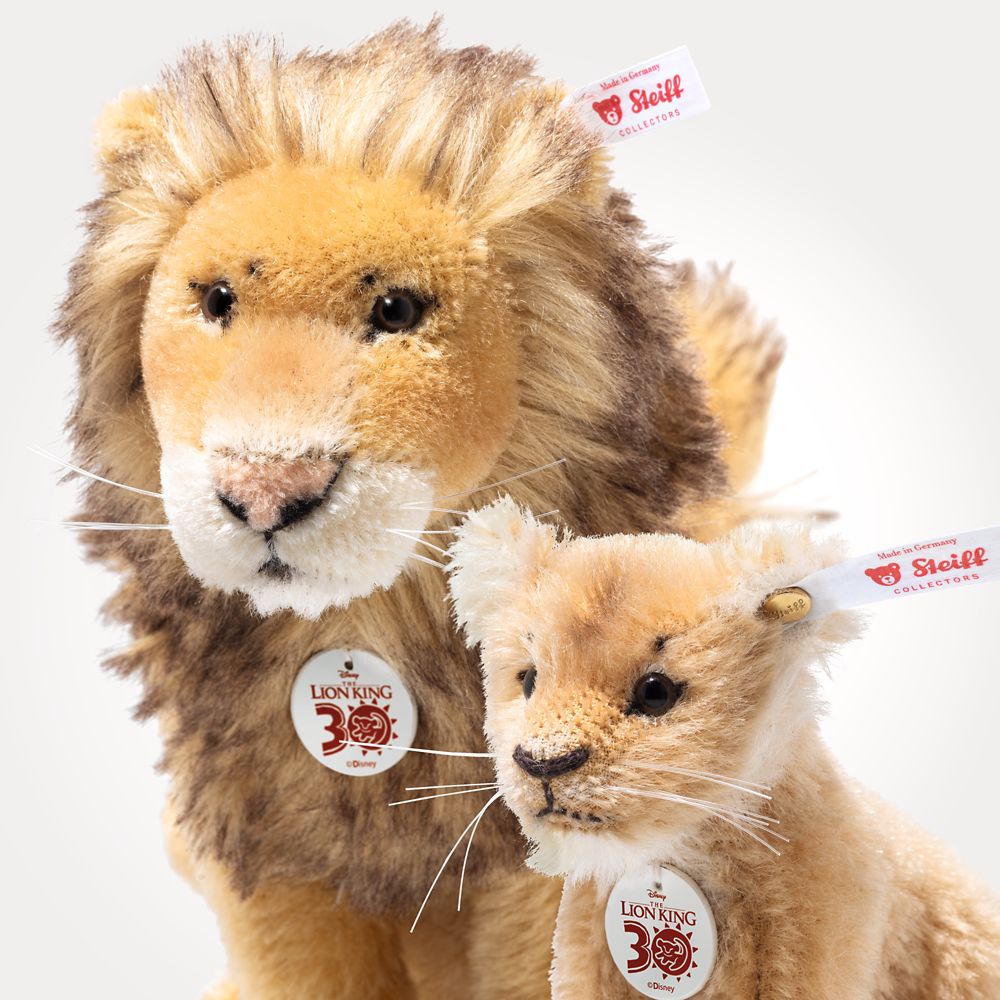 【Steiff】ムファサとシンバセット ぬいぐるみ