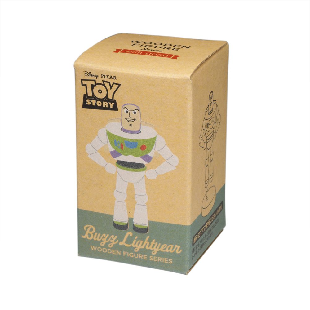 スタンドフィギュア　バズ・ライトイヤー　木工フィギュアシリーズ