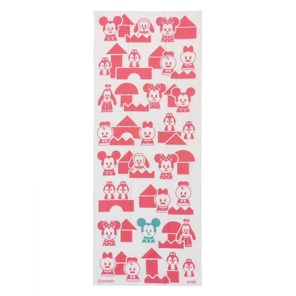 公式 ショップディズニー 注染てぬぐい レッド Kideaシリーズ